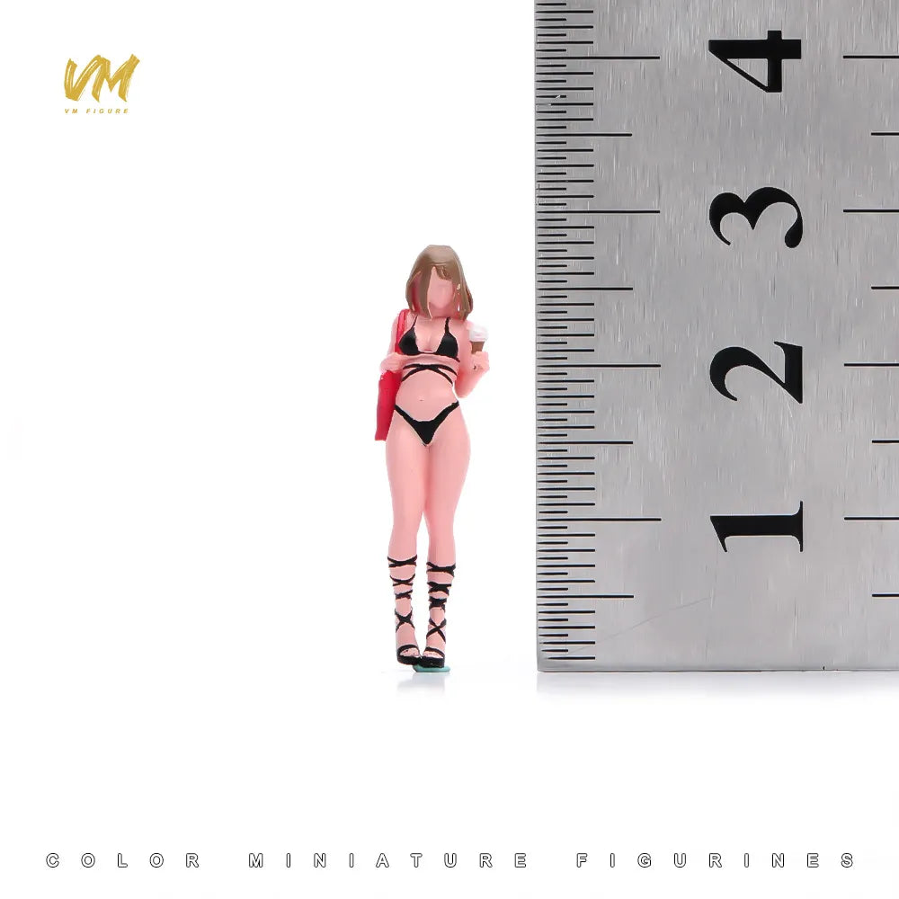 VM 1/64 Summer Beach Girl Ice Cream Figure