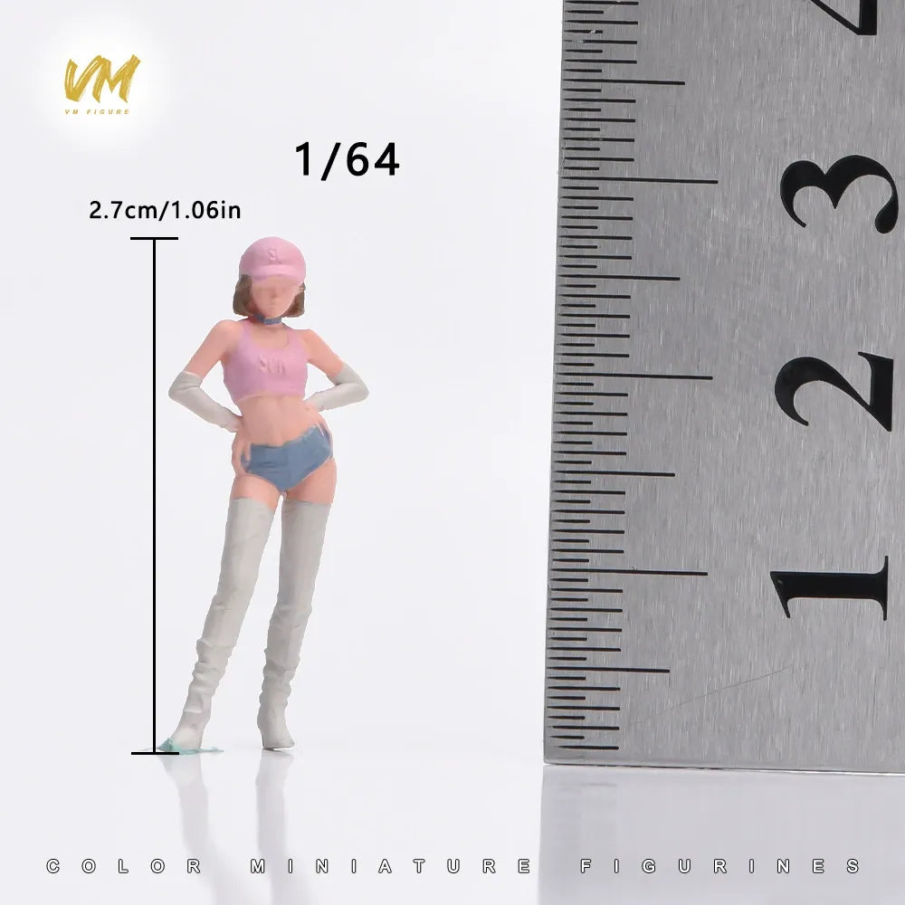 VM 1/64 K-Pop Streetwear Girl Figure