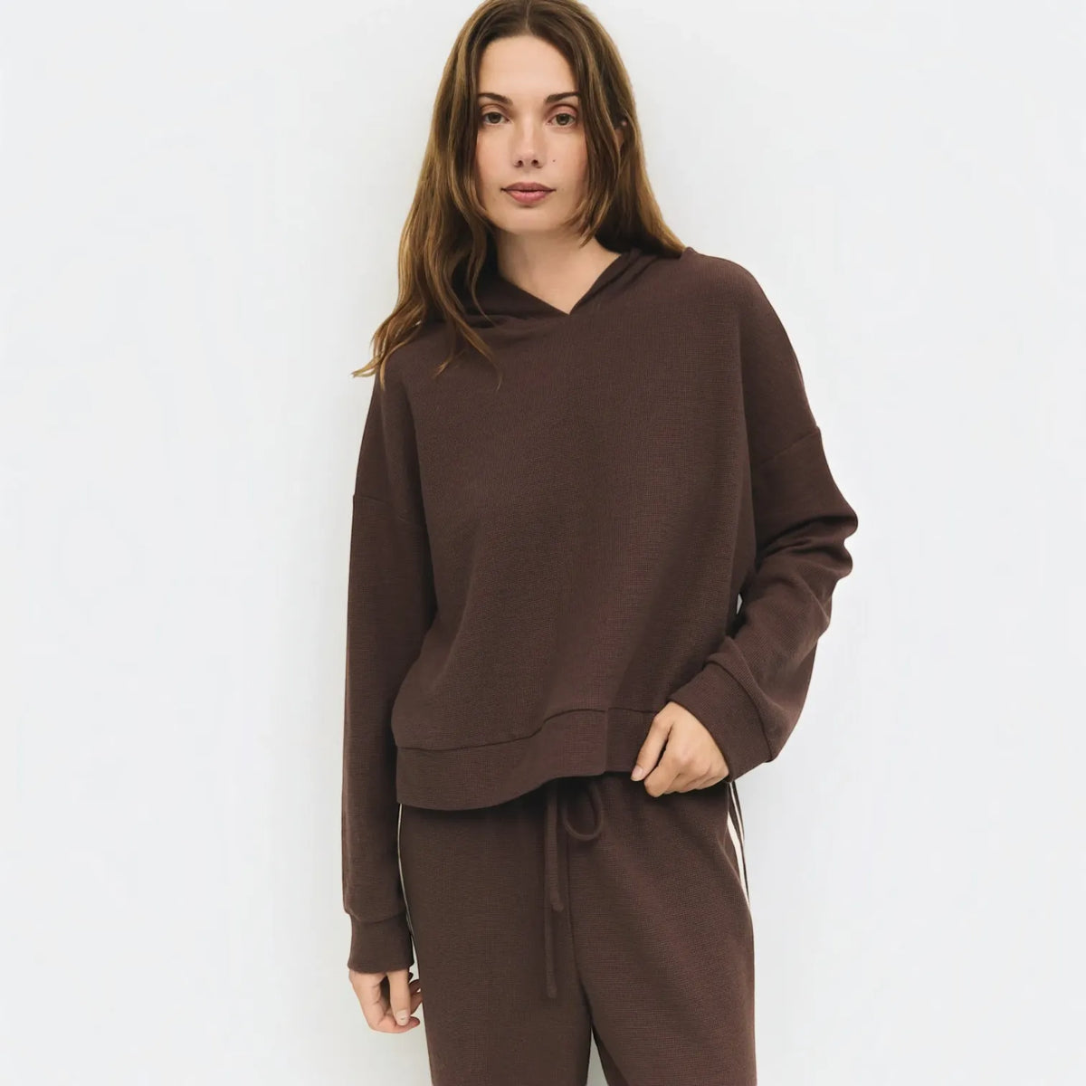 Alo Yoga The Enzo Knit Pullover Hoodie