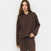 Alo Yoga The Enzo Knit Pullover Hoodie