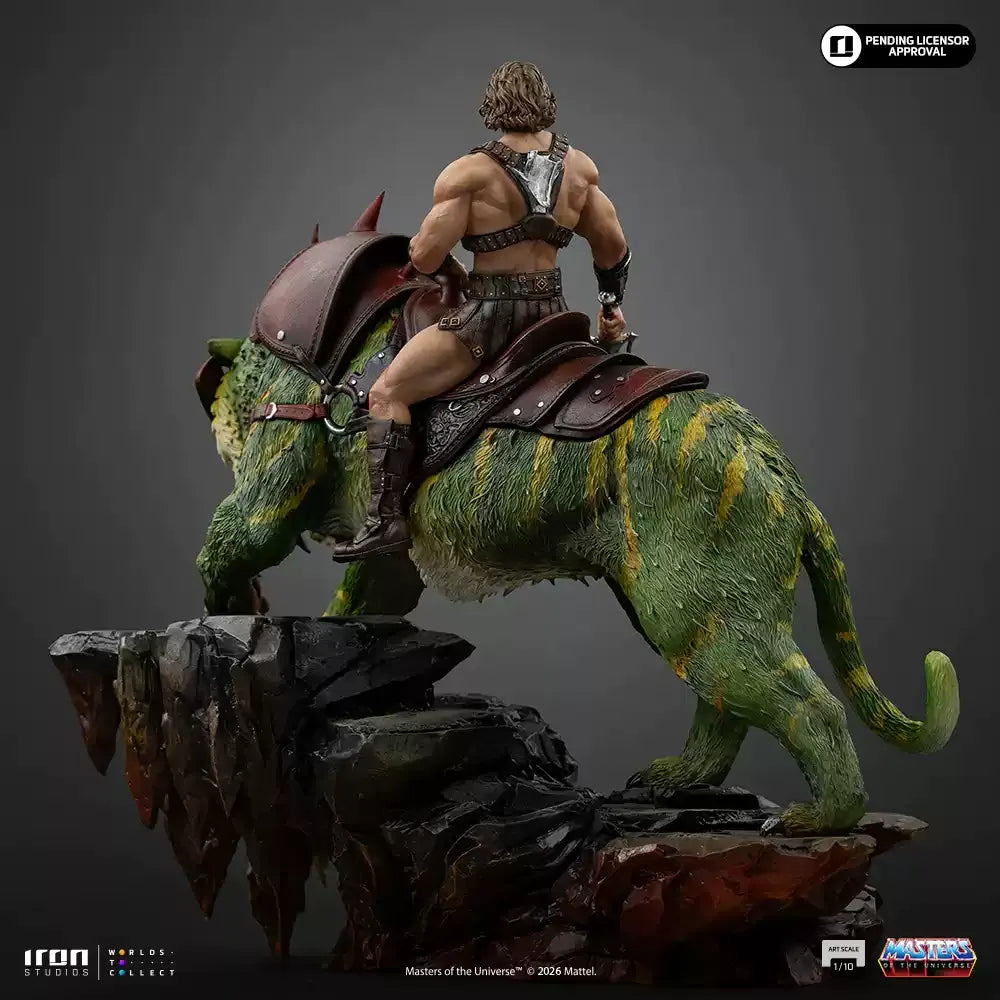 Iron Studios MoTU He-Man & Battle Cat Statue (33 cm)