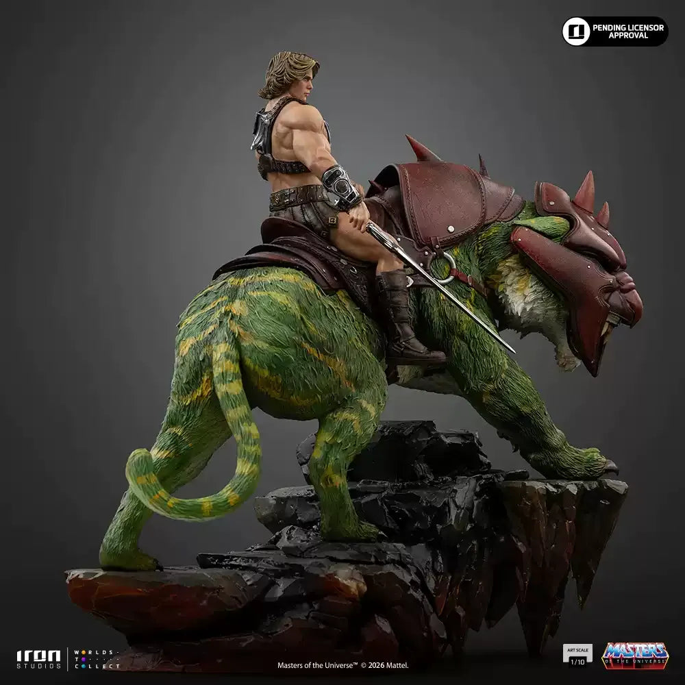 Iron Studios MoTU He-Man & Battle Cat Statue (33 cm)