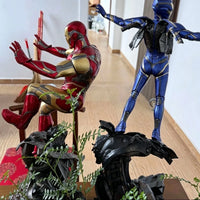 Marvel Iron Man MK85 and Rescue MK49 Resin Statue (75 cm)
