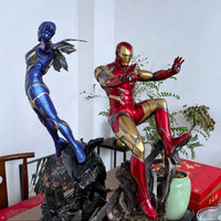 Marvel Iron Man MK85 and Rescue MK49 Resin Statue (75 cm)