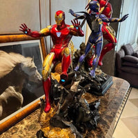 Marvel Iron Man MK85 and Rescue MK49 Resin Statue (75 cm)