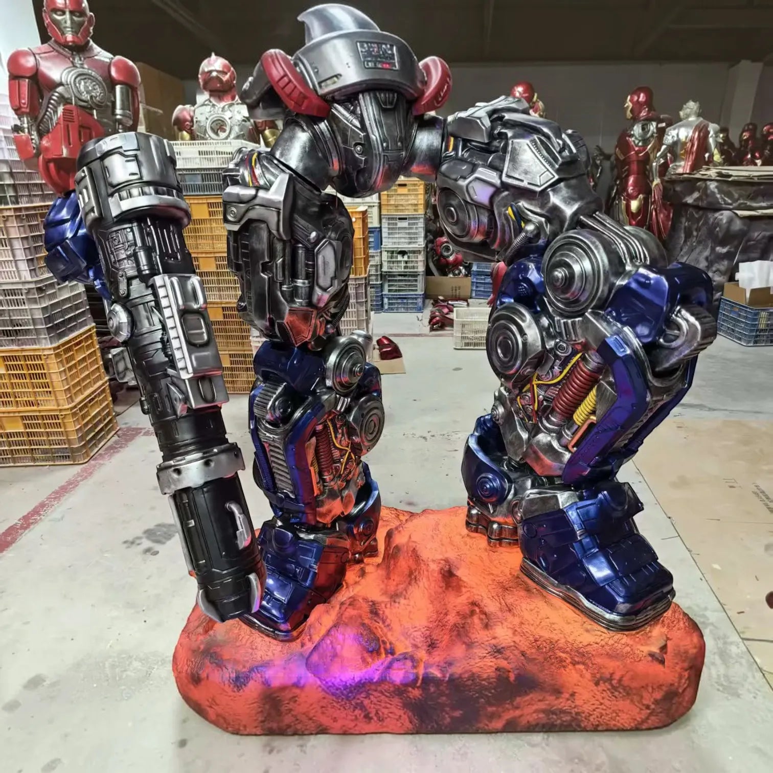Transformers Optimus Prime Knight Edition HD Life Size Statue (230 cm)