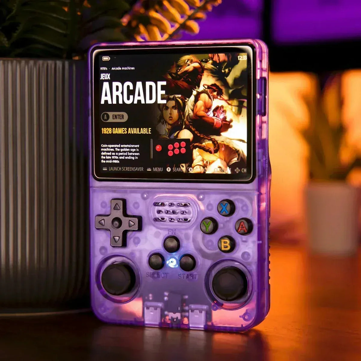 R36S Dual Joystick Handheld Game Console