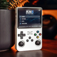 R36S Dual Joystick Handheld Game Console