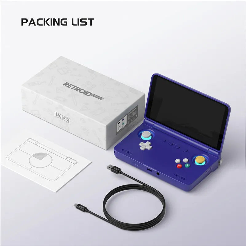 Retroid Pocket Flip 2 AMOLED Gaming Console