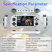 G28 Dual 3D Rocker Retro Handheld Game Console