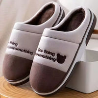 Cloud-Soft Thermal Fleece Anti-Slip Indoor Slippers