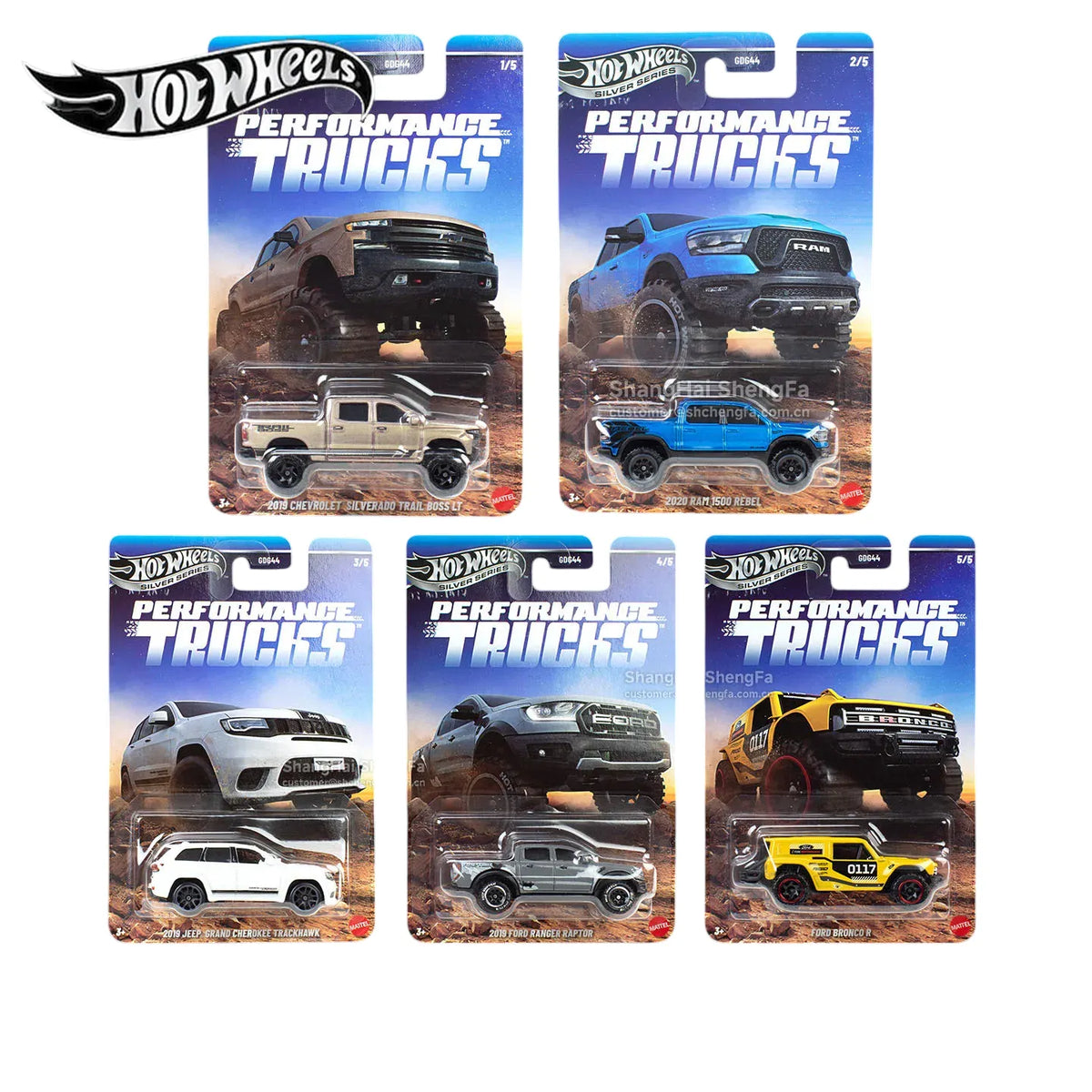 Hot Wheels Performance Trucks Diecast Vehicles
