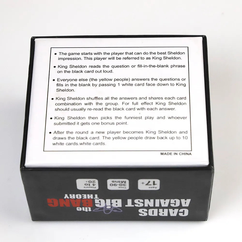Cards Against The Big Bang Theory Game