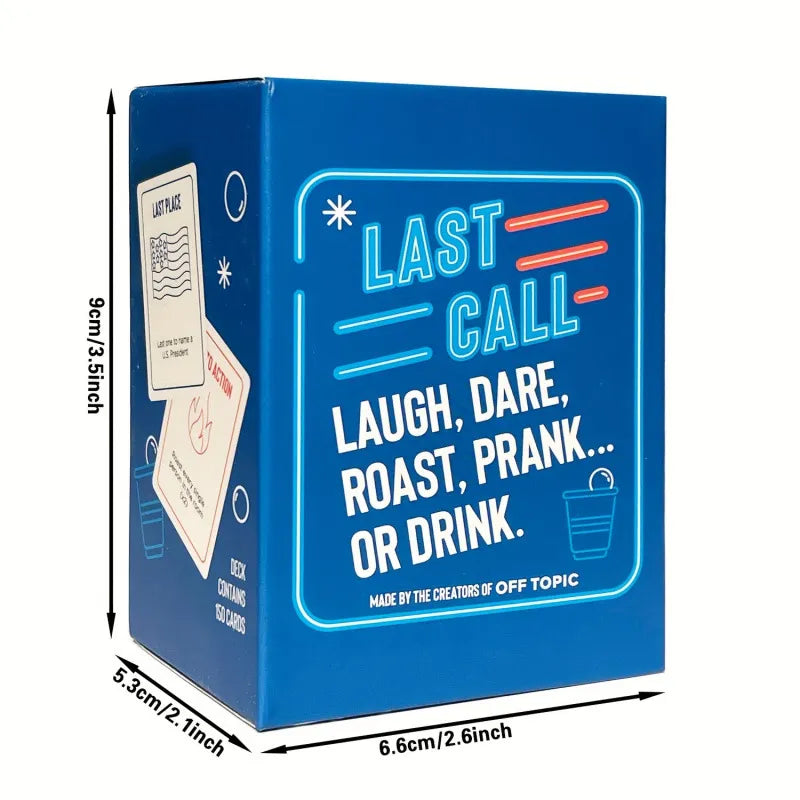 OFF TOPIC Last Call Card Game