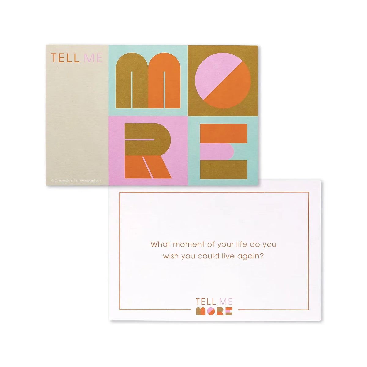 Tell Me More Conversation Starter Card Game