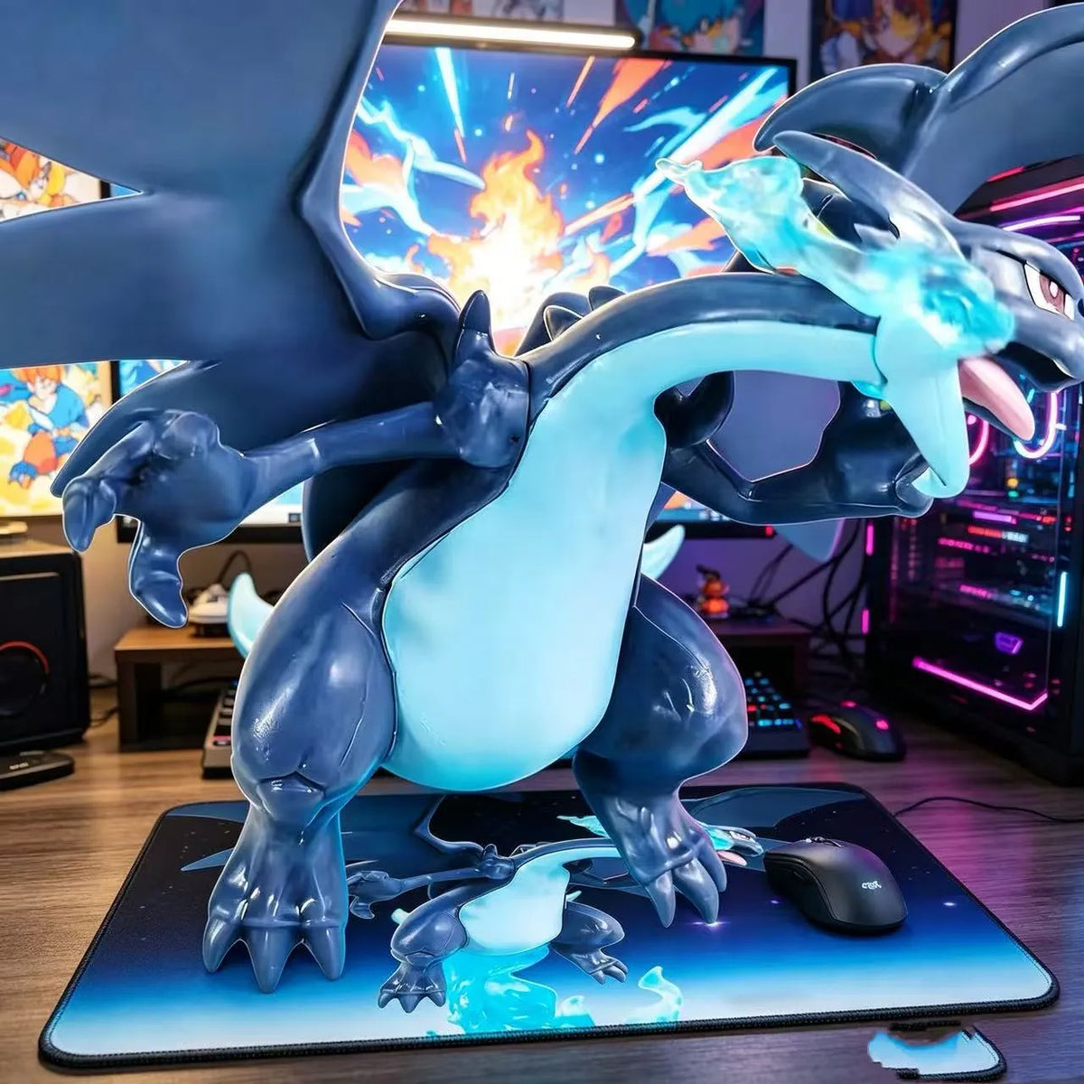 Pokemon Mega Charizard X Blue Flame Figure