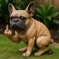 Cheeky French Bulldog Resin Figurine
