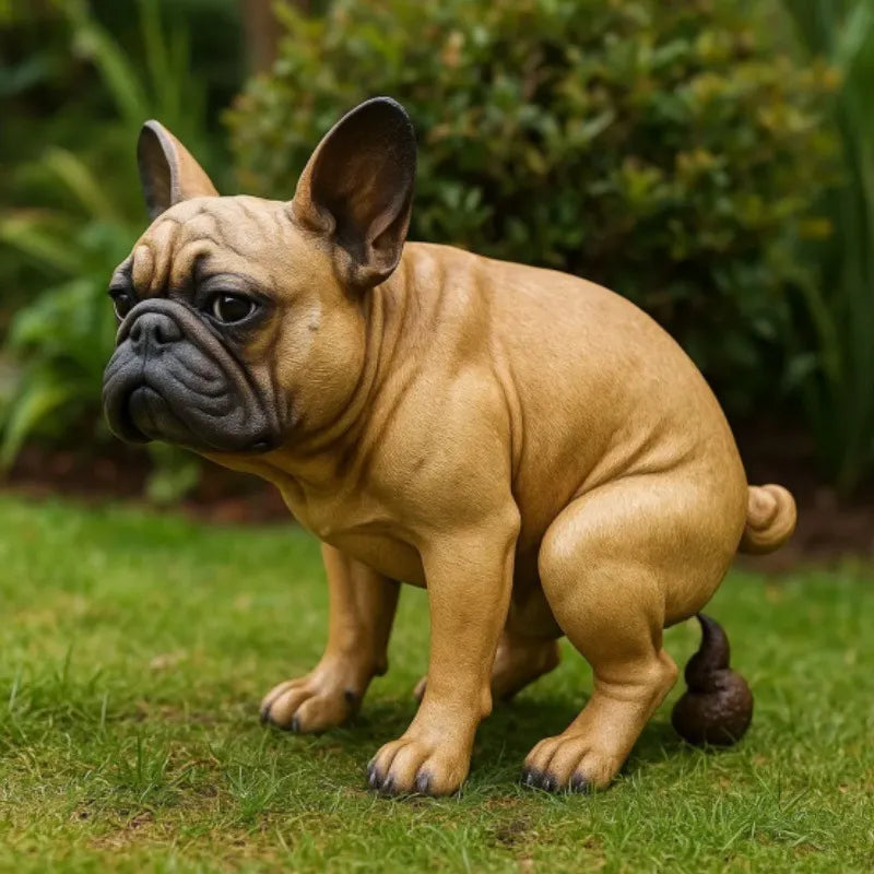 Cheeky French Bulldog Resin Figurine