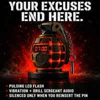 Tactical Grenade LED Alarm Clock