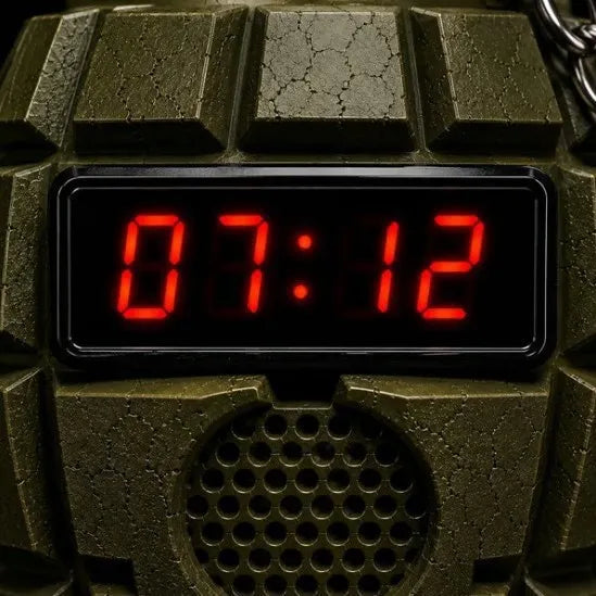 Tactical Grenade LED Alarm Clock