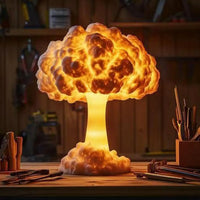 Nuclear Explosion Mushroom Cloud Night Light