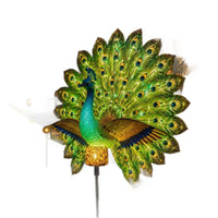 Totally Luxe Solar Powered Kinetic Peacock Light