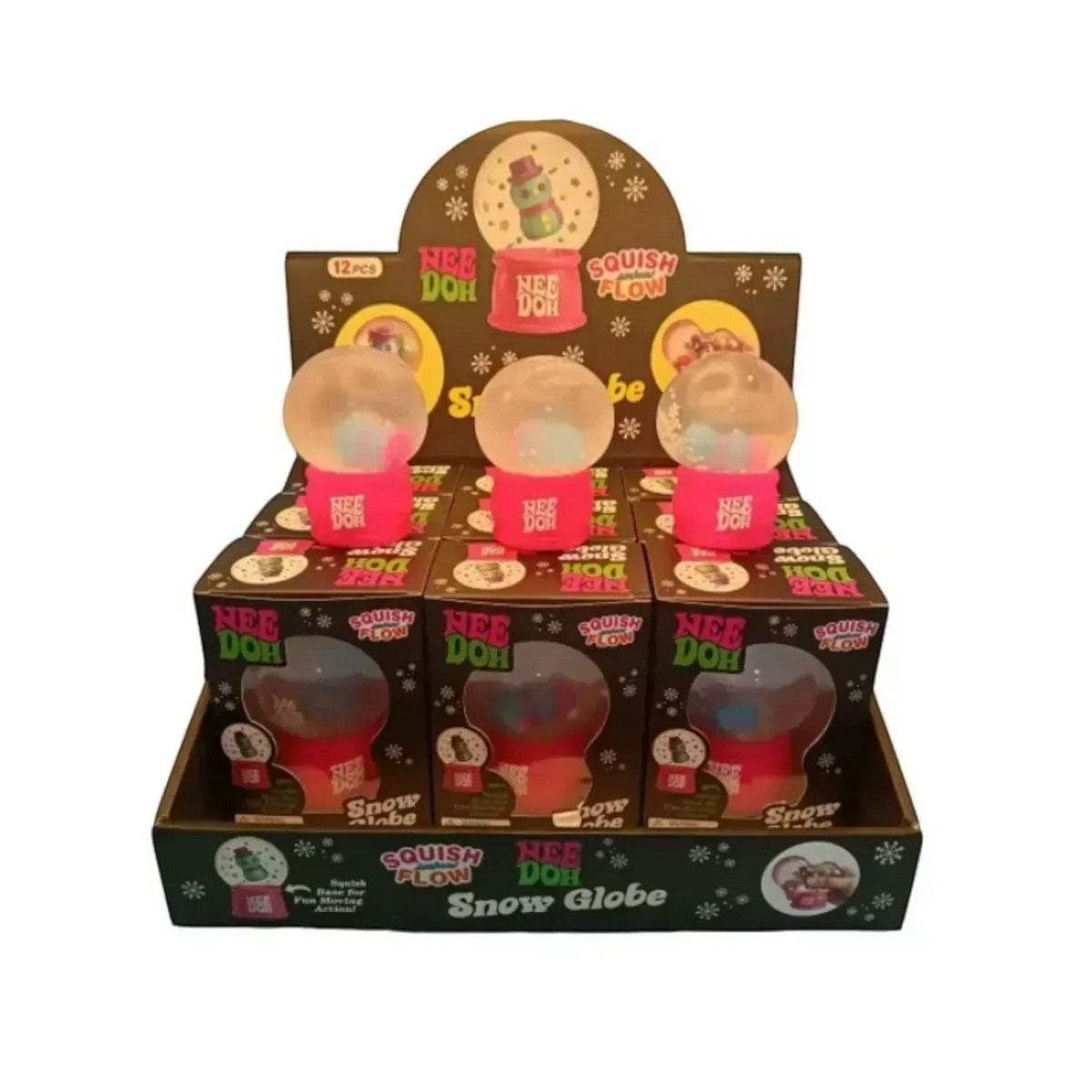 NeeDoh Snow Globe Sensory Squishy Toy