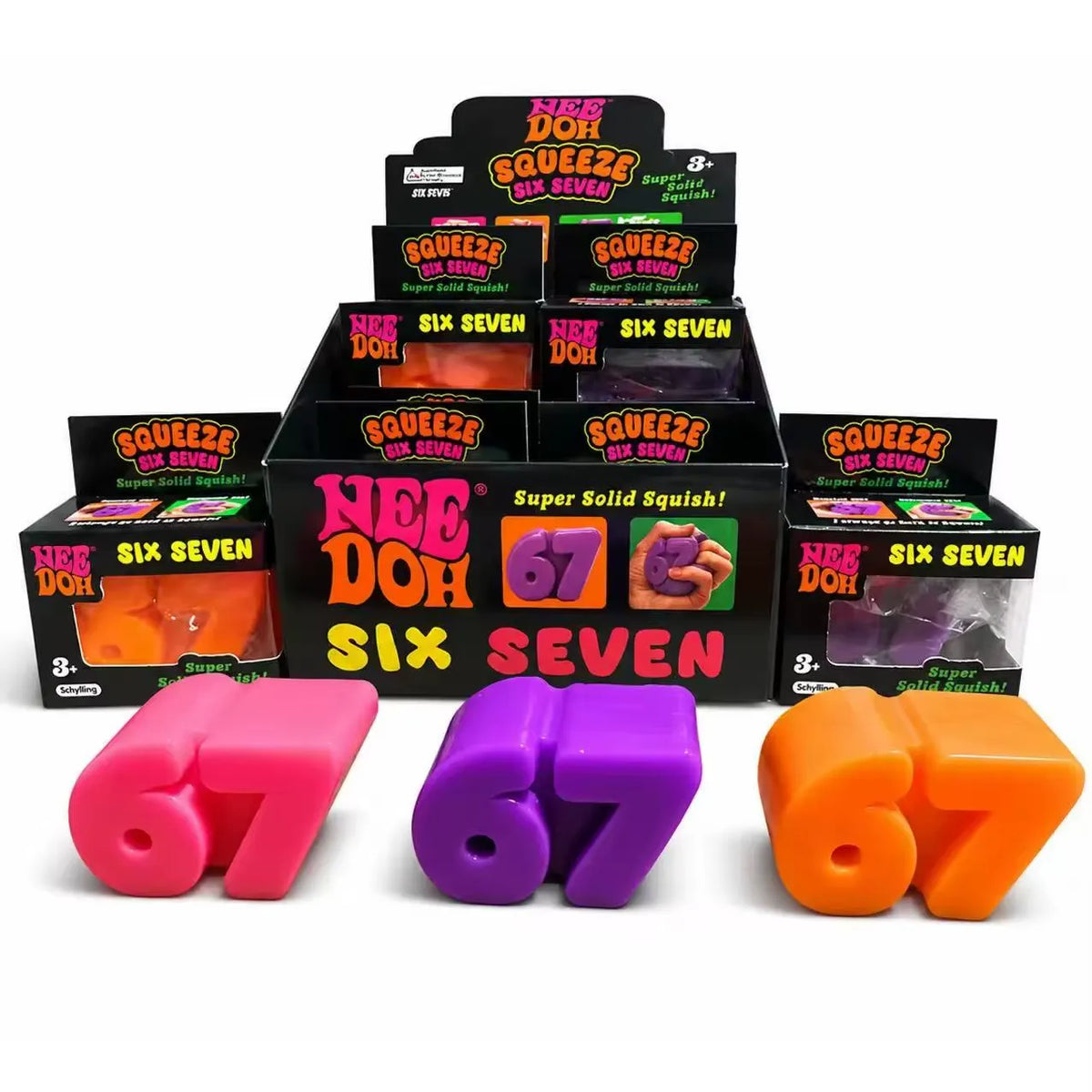 NeeDoh Six Seven Sensory Squishy Toy