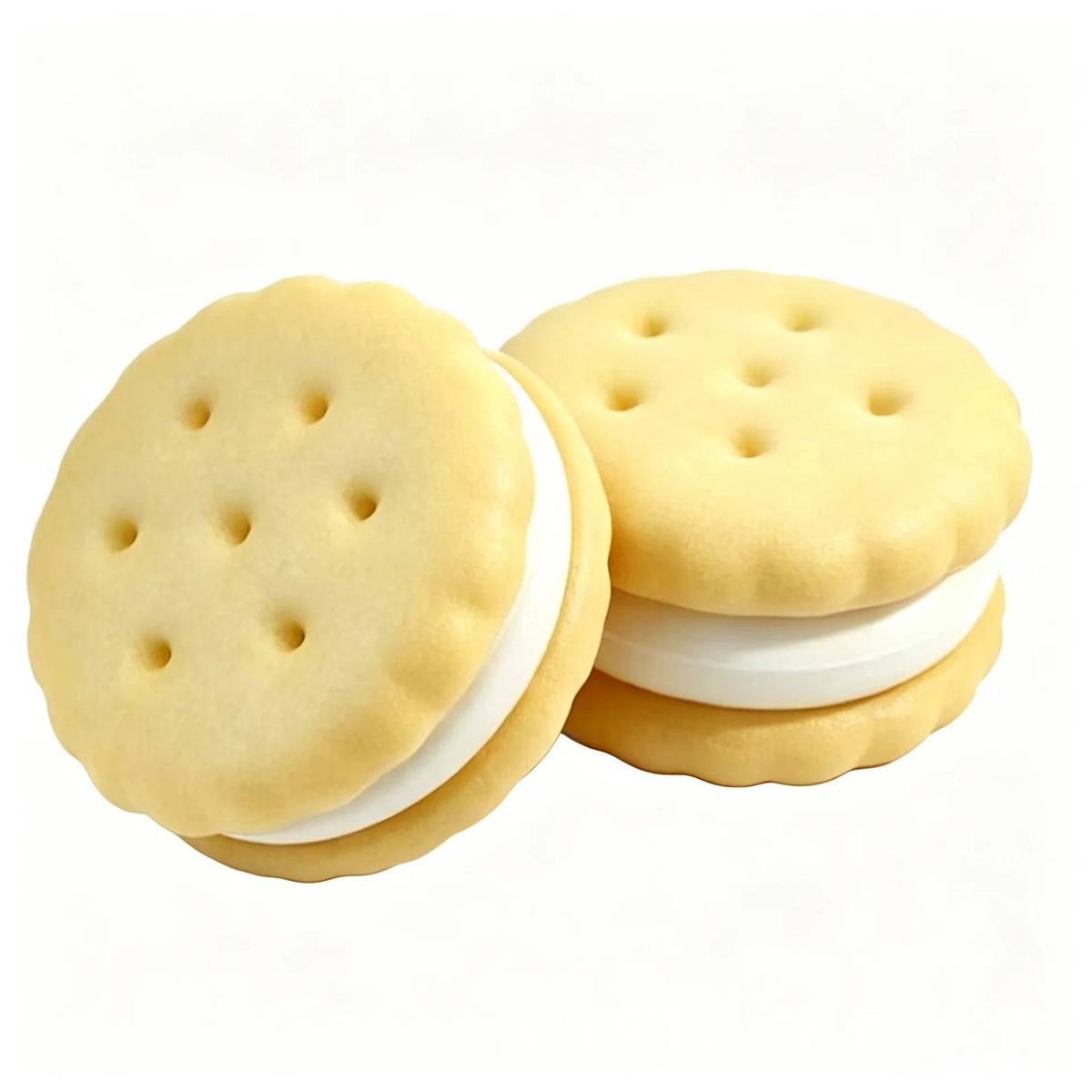 Realistic Biscuit Sandwich Squishy Toy (Set of 3)