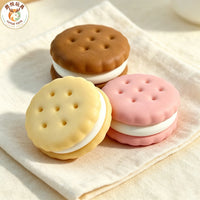 Realistic Biscuit Sandwich Squishy Toy (Set of 3)