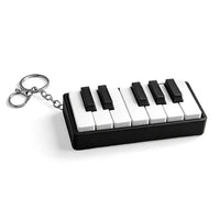 Mini Piano Keyboard Clickable Fidget Keychain