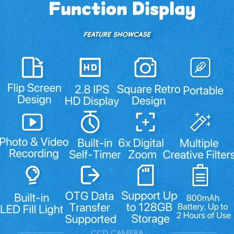 MarTUBE Miffy Flip Screen CCD Camera