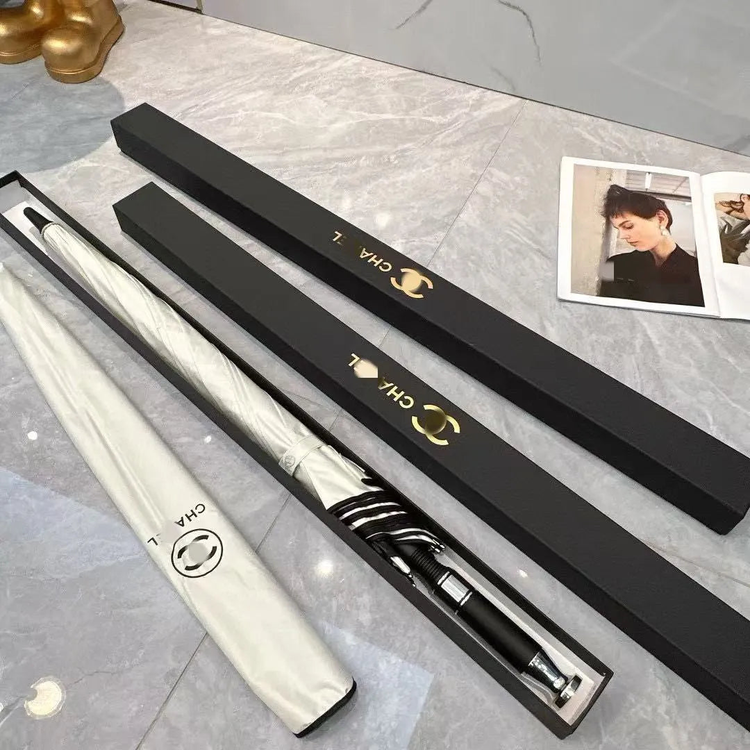Luxury CC Monogram Long Handle Umbrella