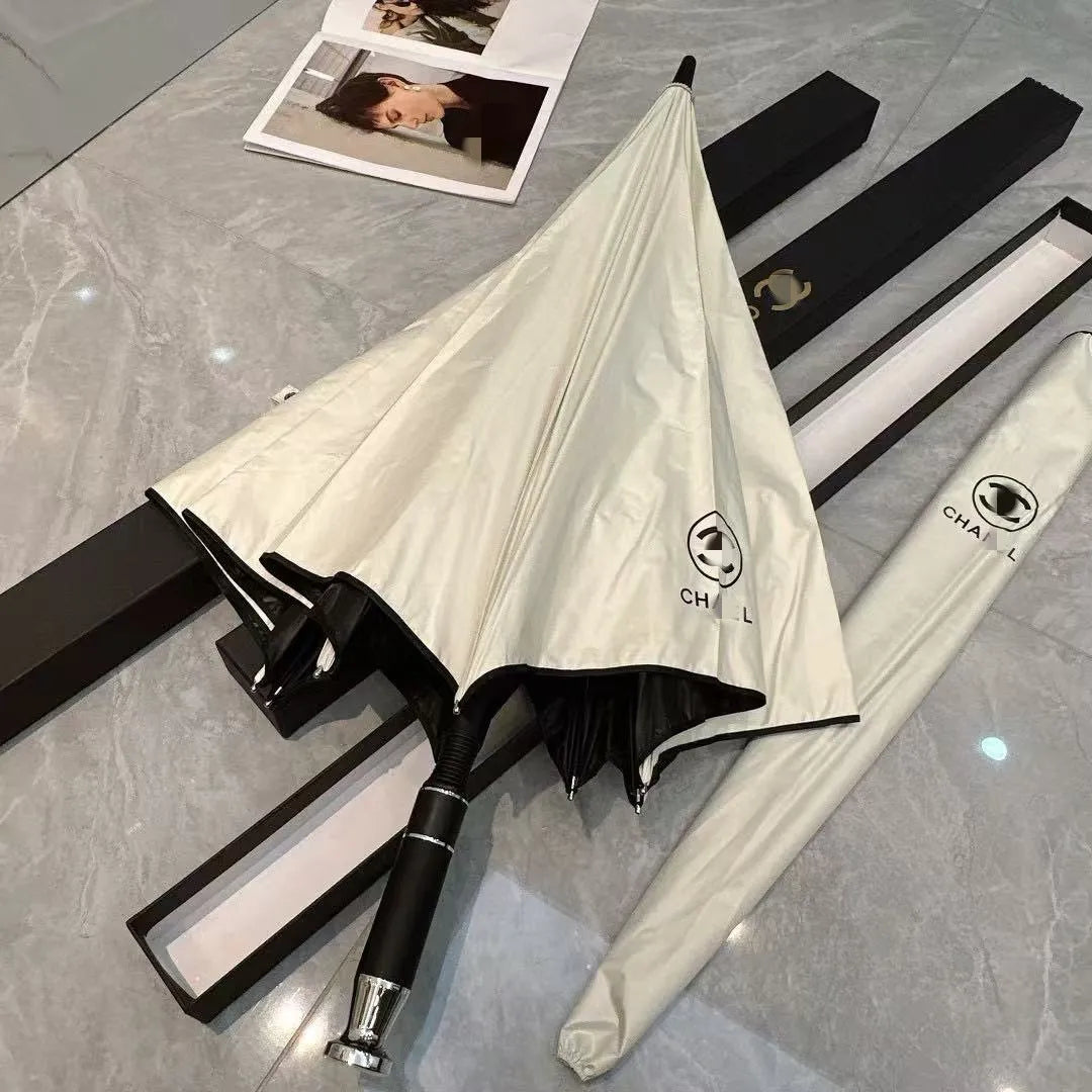 Luxury CC Monogram Long Handle Umbrella