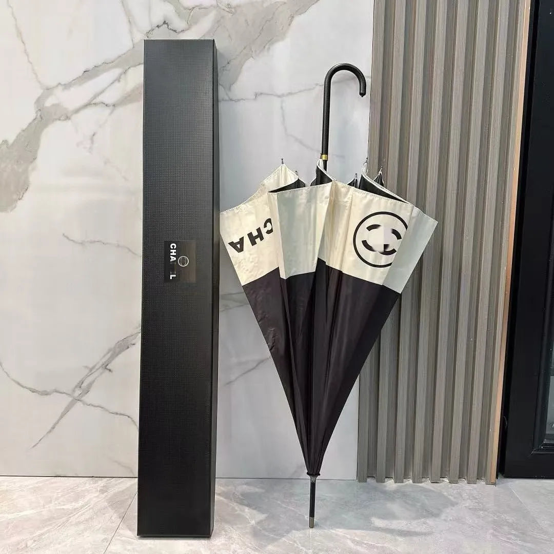 Luxury CC Monogram Long Handle Umbrella