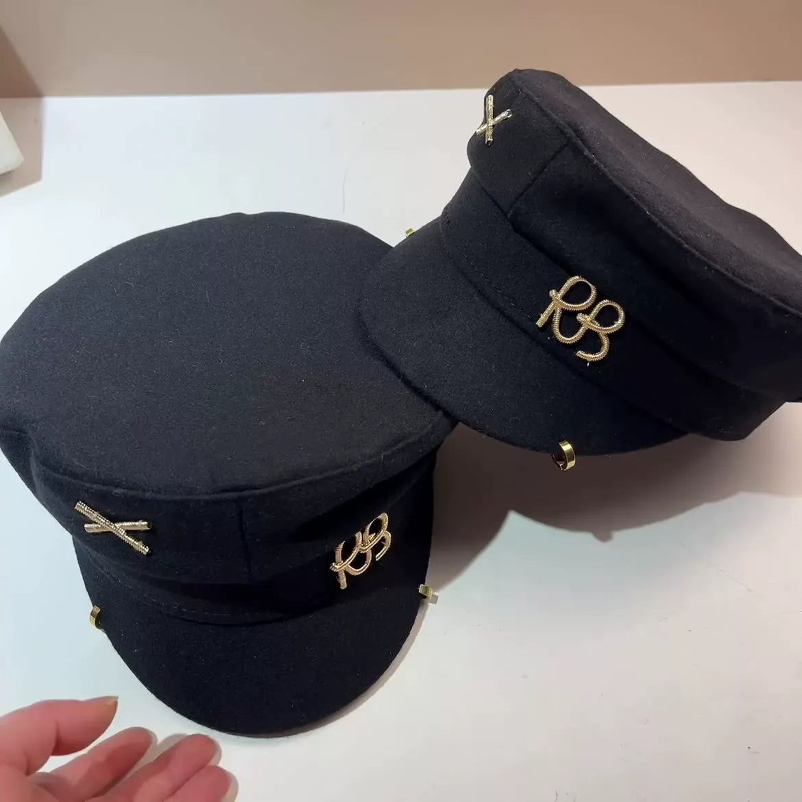 Ruslan Baginskiy Baker Boy Wool Fiddler Cap