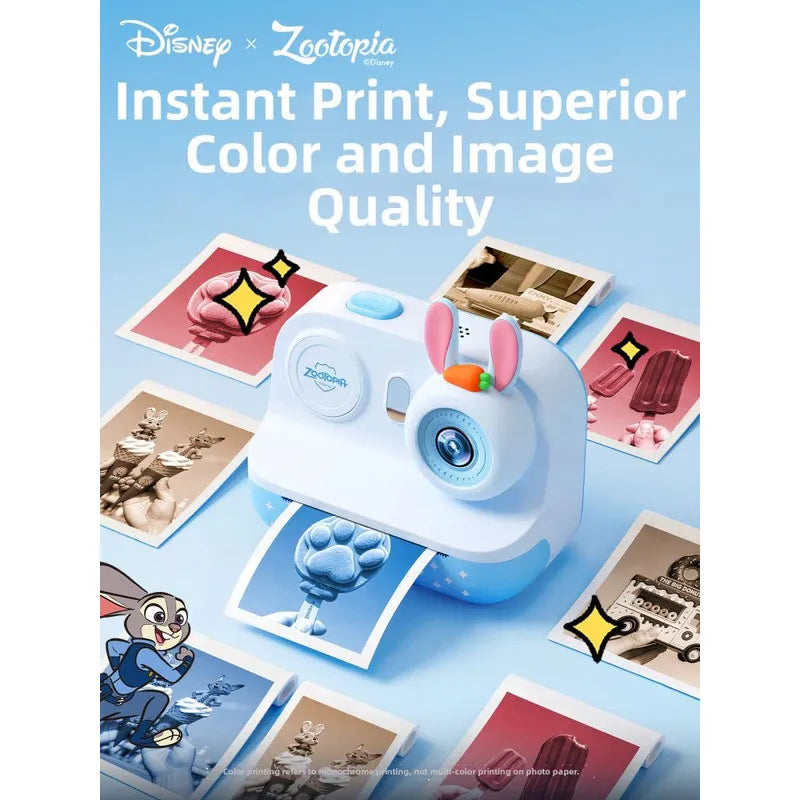 DZNY Zootopia Judy Hopps Instant Print Kids Camera