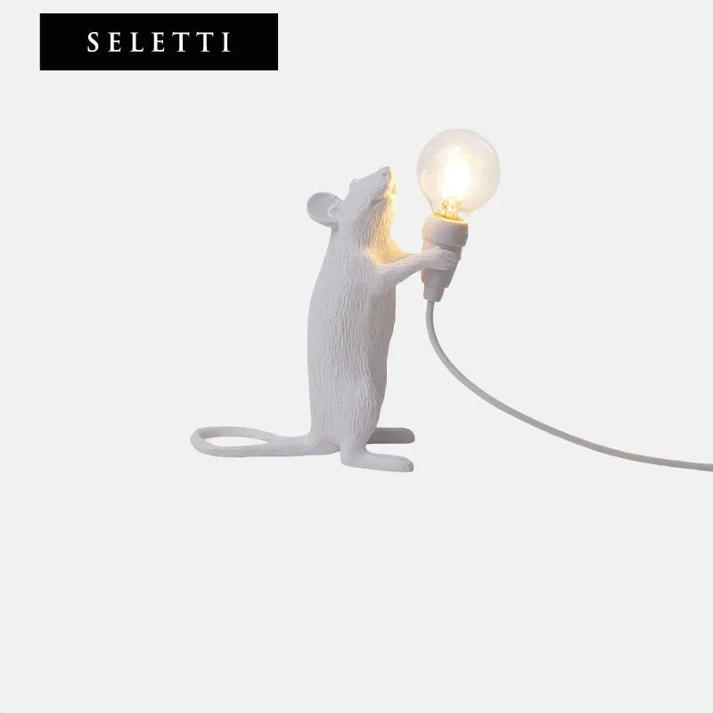 Seletti Love Heart Mouse Resin Ambient Table Lamp