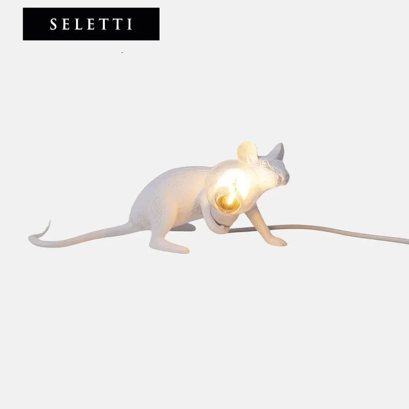 Seletti Love Heart Mouse Resin Ambient Table Lamp