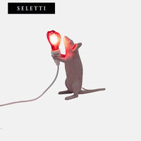 Seletti Love Heart Mouse Resin Ambient Table Lamp