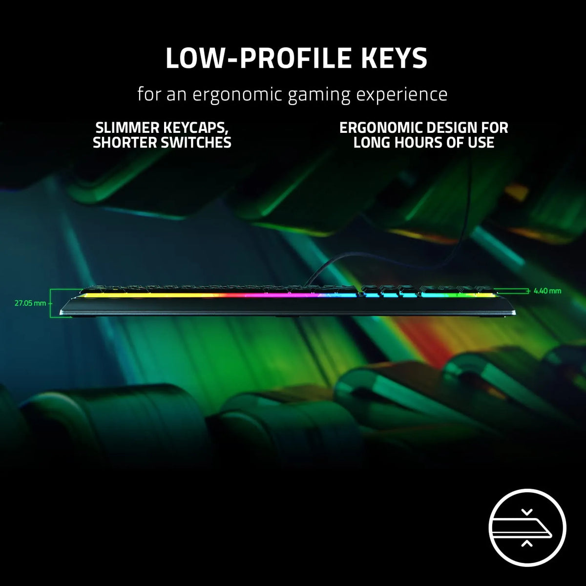 Razer Ornata V3 Low Profile Gaming Keyboard