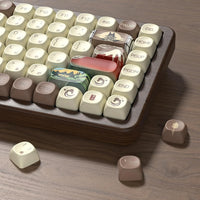 Womier WD75 V2 Artisan Walnut Mechanical Keyboard