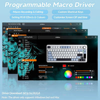 AULA S75 Pro Smart Display Mechanical Gaming Keyboard
