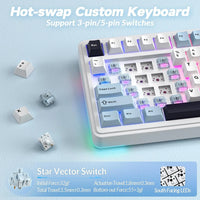 AULA S75 Pro Smart Display Mechanical Gaming Keyboard