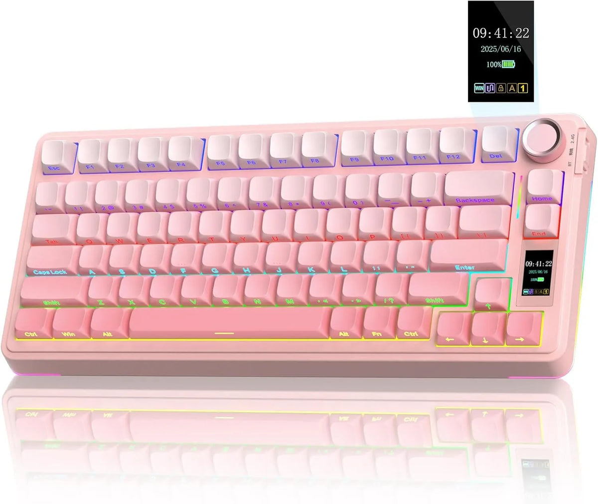AULA S75 Pro Smart Display Mechanical Gaming Keyboard