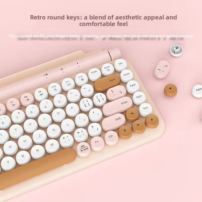 Retro Chic Typewriter Wireless Tablet Keyboard