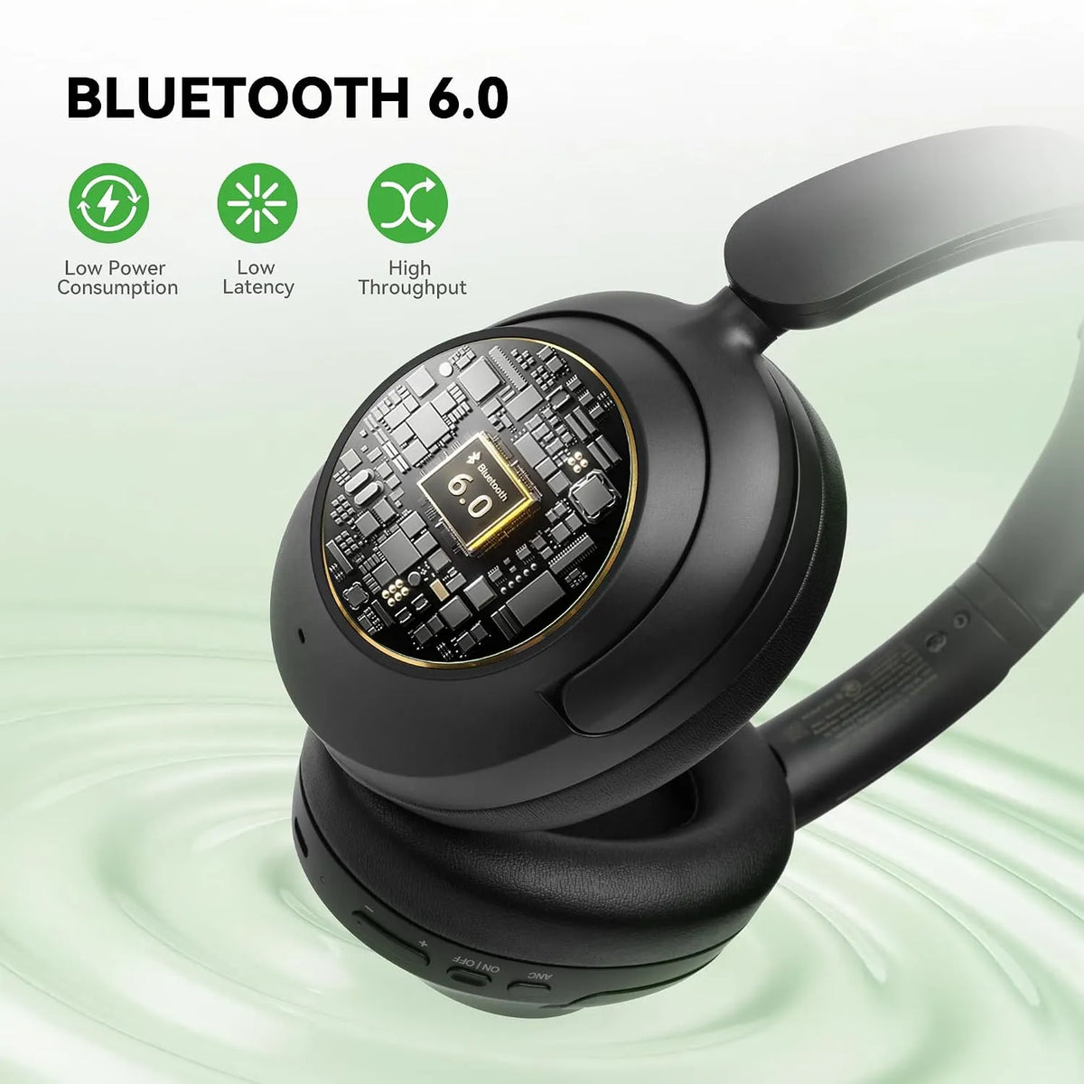 OneOdio Focus A6 Hybrid ANC Wireless Headphones