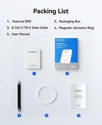 ORICO K5 Mini-VB 1 TB Magnetic Portable SSD
