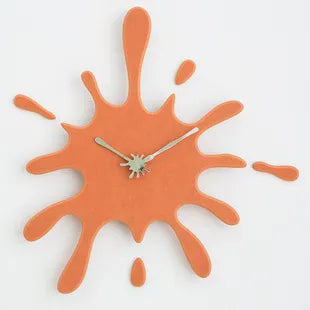 Chroma Splash Paint Splatter Wall Clock