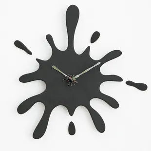 Chroma Splash Paint Splatter Wall Clock